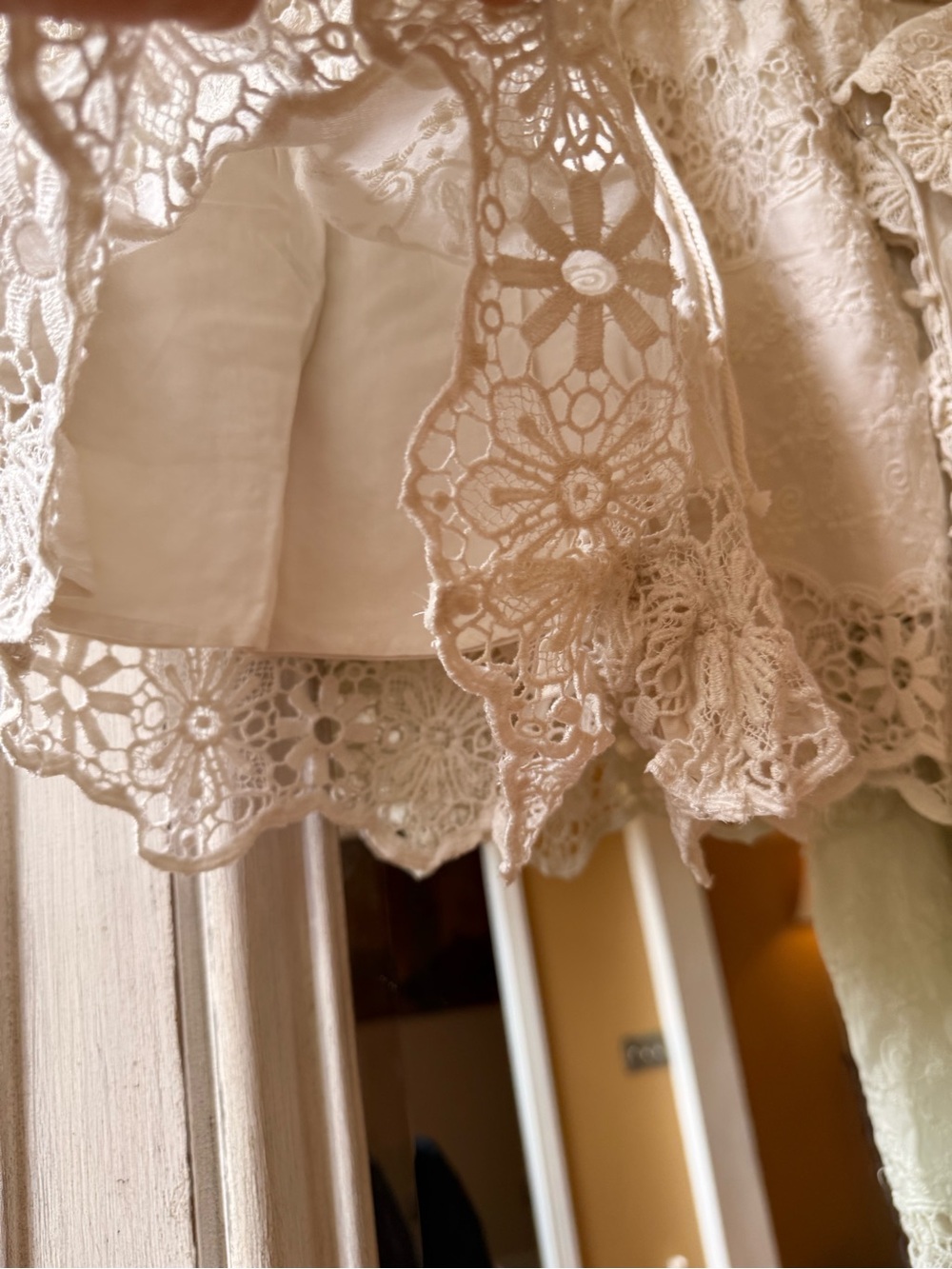 Free People Lace Ashtin Set Ivory Sz MD - Picture 8 of 12